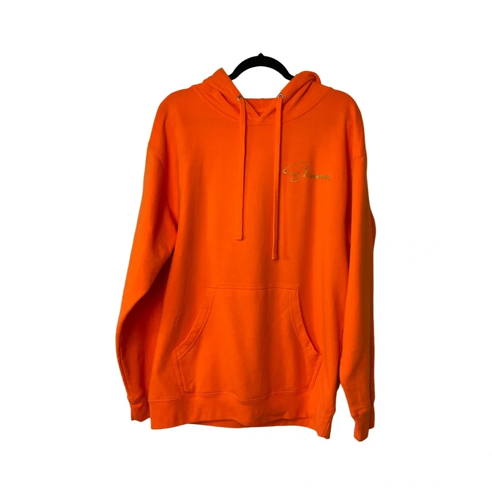 Shania Twain Queen Of Me Orange Hoodie Size Large - Picture 2 of 5
